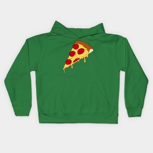 Pepperoni and Cheese Pizza Slice Kids Hoodie